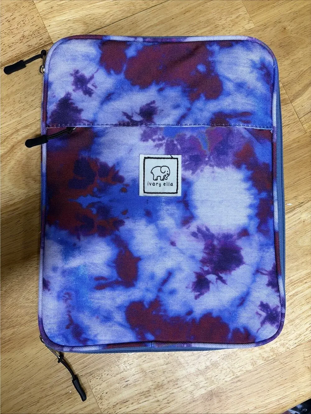 Ivory Ella - Purple Tie-Dyed Laptop Zippered Sleeve - Hard To Find